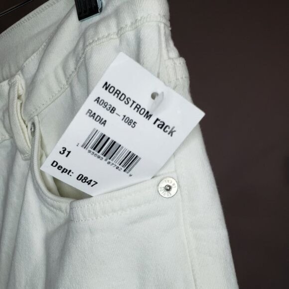 NWT AGOLDE Nico High Rise Slim in Radiate Size 31 - Picture 8 of 13